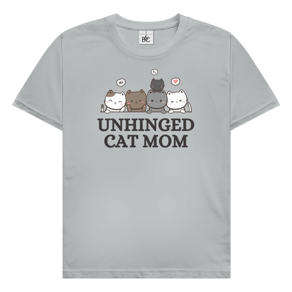 Unhinged cat mom T-Shirt